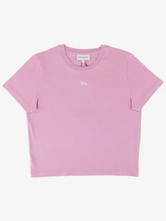 Baby Fox Patch Baby Short Sleeve T-Shirt Blossom - MAISON KITSUNE - BALAAN 2