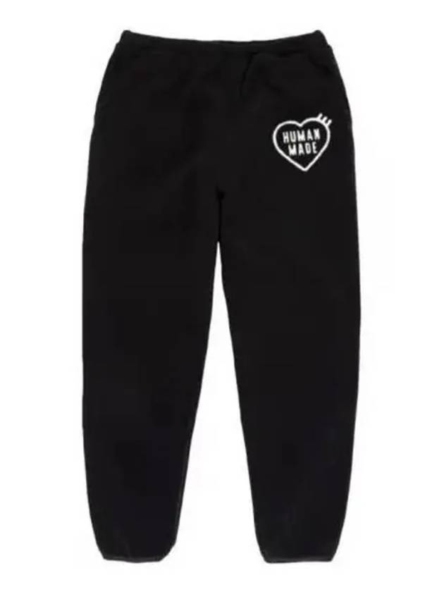 Fleece Sweat Track Pants Black - HUMAN MADE - BALAAN 1