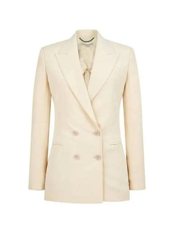 Easy peak double jacket light beige - STELLA MCCARTNEY - BALAAN 1