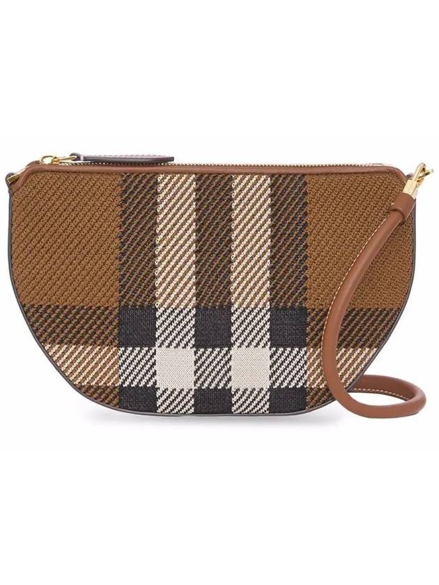 Olympia Check Shoulder Bag Birch Brown - BURBERRY - BALAAN 2