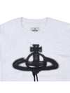 Spray ORB Raglan Sweatshirt White - VIVIENNE WESTWOOD - BALAAN 4