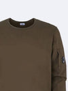 Men's Light Fleece Lens Wappen Sweatshirt Khaki - CP COMPANY - BALAAN 5