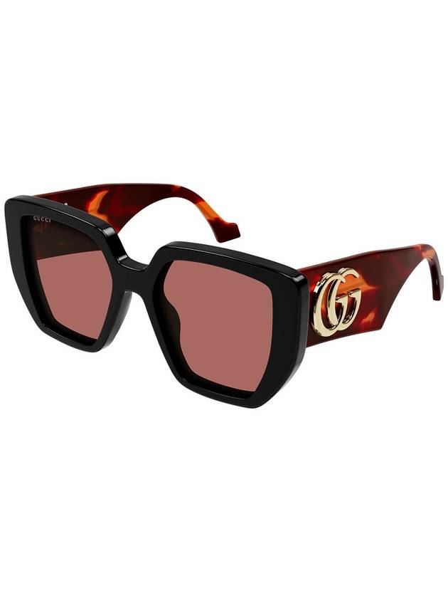 logo decorated oversized sunglasses GG0956S009 - GUCCI - BALAAN 3