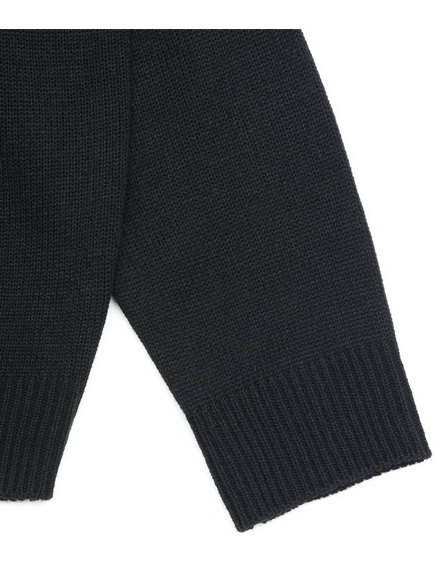 Minimal Round Knit Black - C WEAR BY THE GENIUS - BALAAN 10