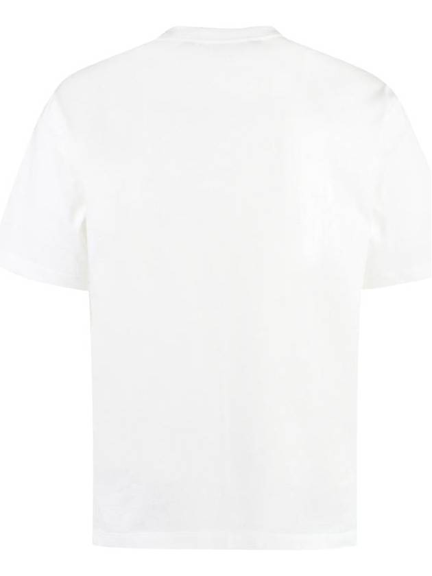 Sartorial Tape Pocket Short Sleeve T-Shirt White - PALM ANGELS - BALAAN 3