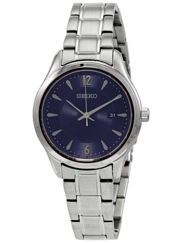 Seiko Noble Quartz Blue Dial Ladies Watch SUR425 - SEIKO - BALAAN 1