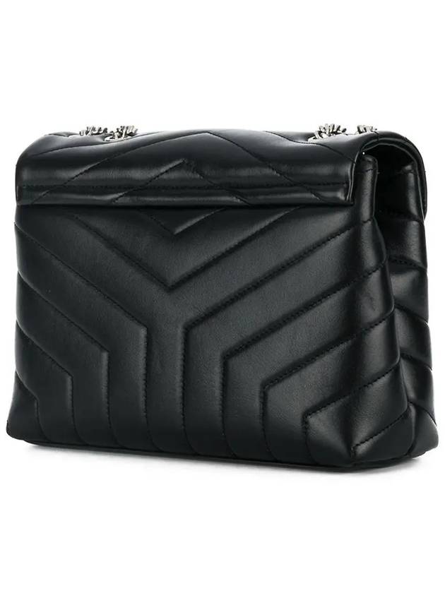 Matelasse Lulu Quilted Small Shoulder Bag Black - SAINT LAURENT - BALAAN 4