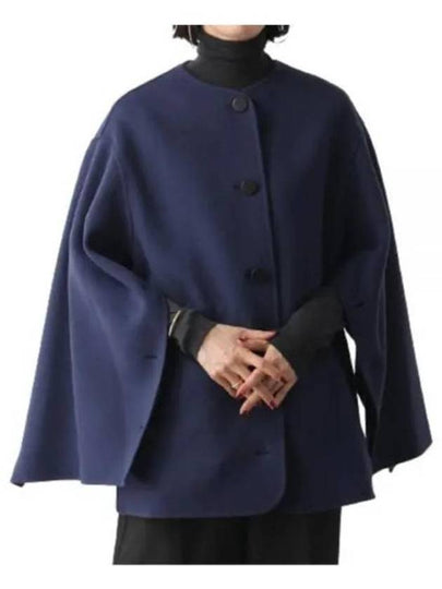 Single-Breasted Cape Navy - MARNI - BALAAN 2