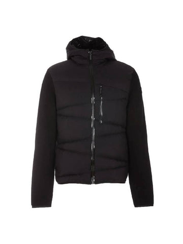 Logo patch panel hood padding black - MONCLER - BALAAN 1