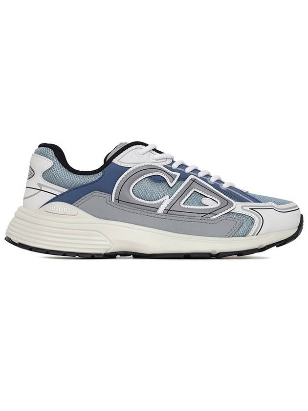 B30 Technical Fabric Sneakers Mesh Blue Grey - DIOR - BALAAN 1