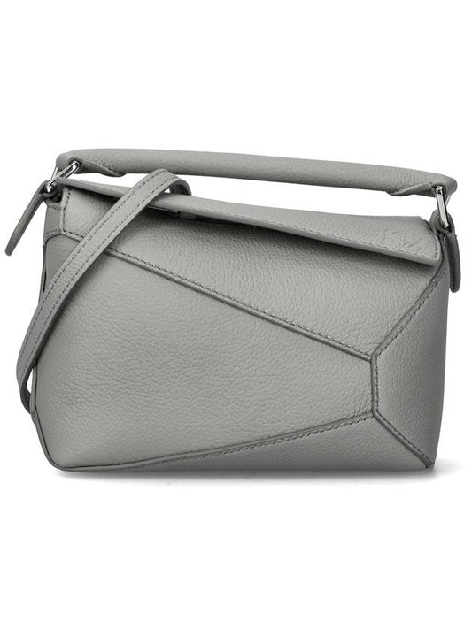 Mini Puzzle Soft Grained Calfskin Cross Bag Grey - LOEWE - BALAAN 2