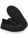 Platform Low Top Sneakers Black - JIL SANDER - BALAAN 6