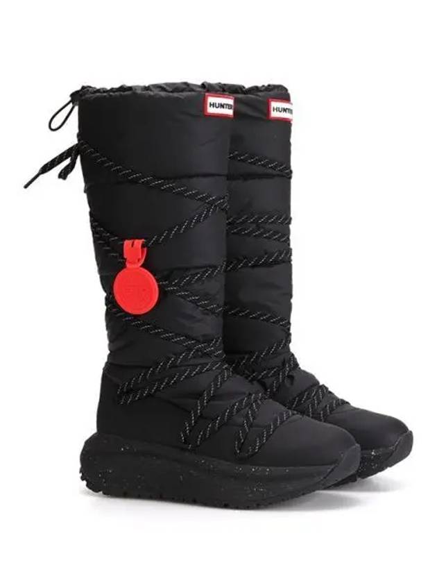 UNISEX Grip Tall Snow Boots Black UFT7101NYLBLK - HUNTER - BALAAN 1