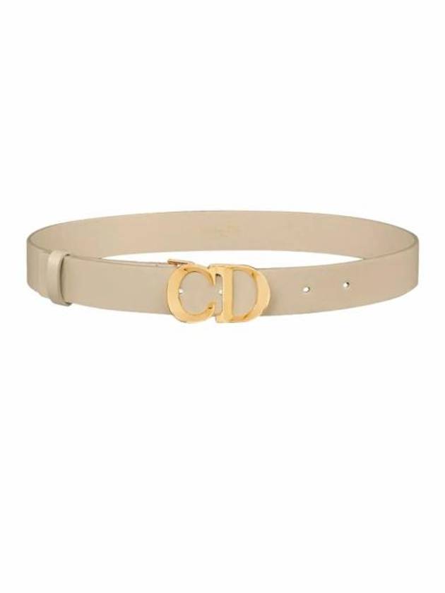 30mm Smooth Calfskin Belt Beige - DIOR - BALAAN 2