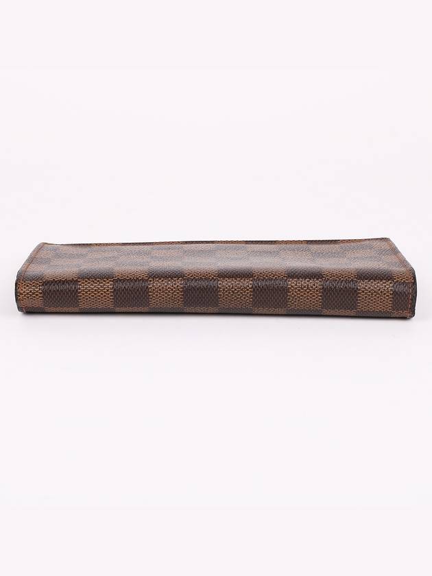 Damier pattern brazza men s long wallet - LOUIS VUITTON - BALAAN 7