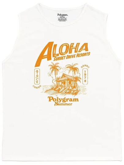 ALOHA PIGMENT DYED SLEEVELESS IVORY - POLYGRAM - BALAAN 2