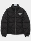 Re-Nylon Down Padded Jacket Black - PRADA - BALAAN 3