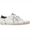 Women's Navy Tab Superstar Low Top Sneakers White - GOLDEN GOOSE - BALAAN 1