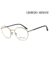 Glasses Frame AR5107 3002 Round Metal Men Women Glasses - GIORGIO ARMANI - BALAAN 1