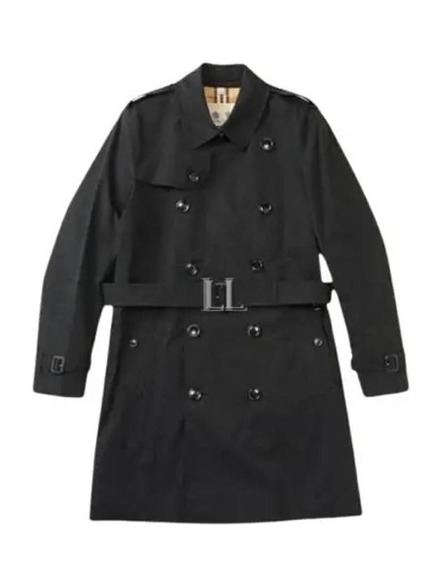 Men's Kensington Heritage Trench Coat Black - BURBERRY - BALAAN 2