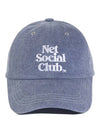 PIGMENT STITCH CAP SLATE BLUE - NET SOCIAL CLUB - BALAAN 3