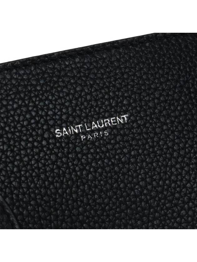 Supple Sac de Jour Small Toad Shoulder Bag Black - SAINT LAURENT - BALAAN.