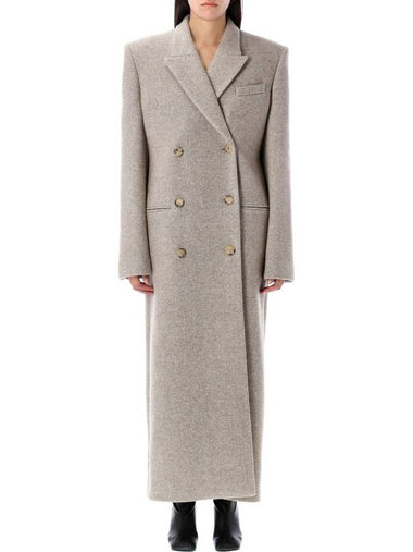 LONG DB COAT BEIGE - MAGDA BUTRYM - BALAAN 1