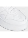 Wedge Outsole Block Low Top Sneakers Optic White - CELINE - BALAAN 5