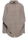 Deformed silhouette check jacket - VIVIENNE WESTWOOD - BALAAN 3