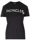 Lettering T Shirt Black 8C000 06 829HP 999 - MONCLER - BALAAN 2