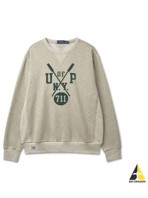 Slub Fleece Graphic Sweatshirt Gray - POLO RALPH LAUREN - BALAAN 1