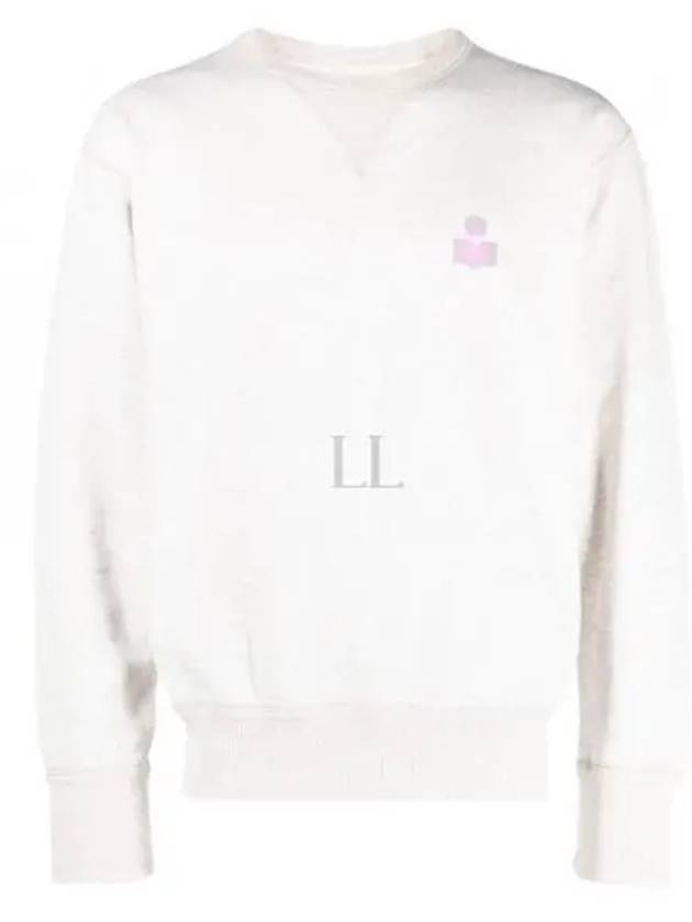 Mike Cotton Logo Sweatshirt Ecru - ISABEL MARANT - BALAAN 2