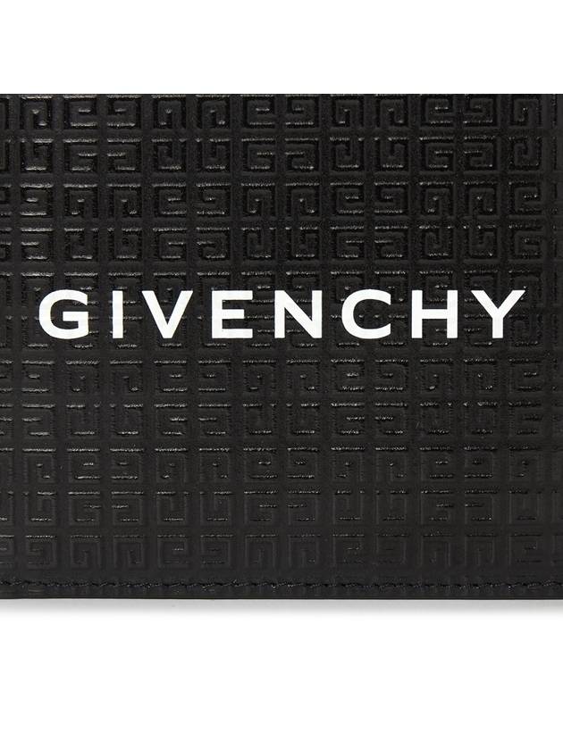 4G Calfskin Leather Half Wallet Black - GIVENCHY - BALAAN 7