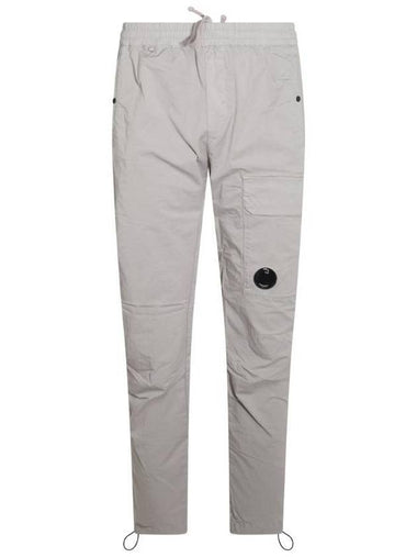 Twill Stretch Regular Utility Straight Pants Grey - CP COMPANY - BALAAN 1