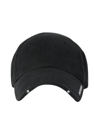 Cotton Base Ball Cap Black - BALENCIAGA - BALAAN 1