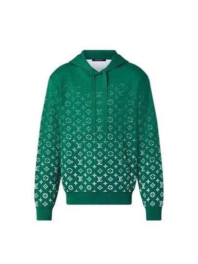 Monogram Gradient Cotton Hoodie Green - LOUIS VUITTON - BALAAN 2