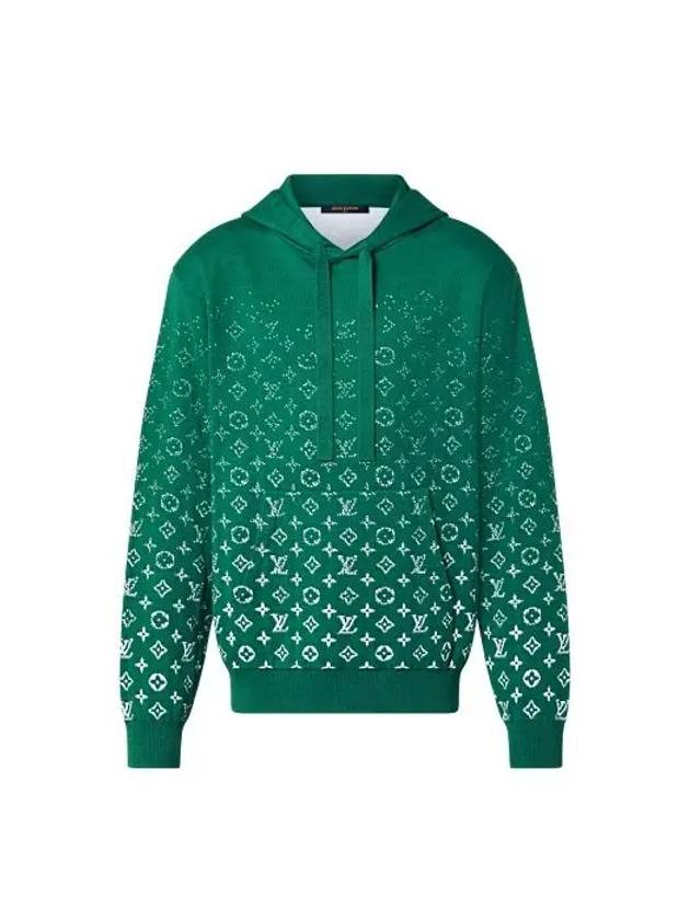 Monogram Gradient Cotton Hoodie Green - LOUIS VUITTON - BALAAN 2