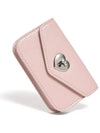 Heart Lock Compact Card Wallet Baby Pink - LE MASQUE - BALAAN 3