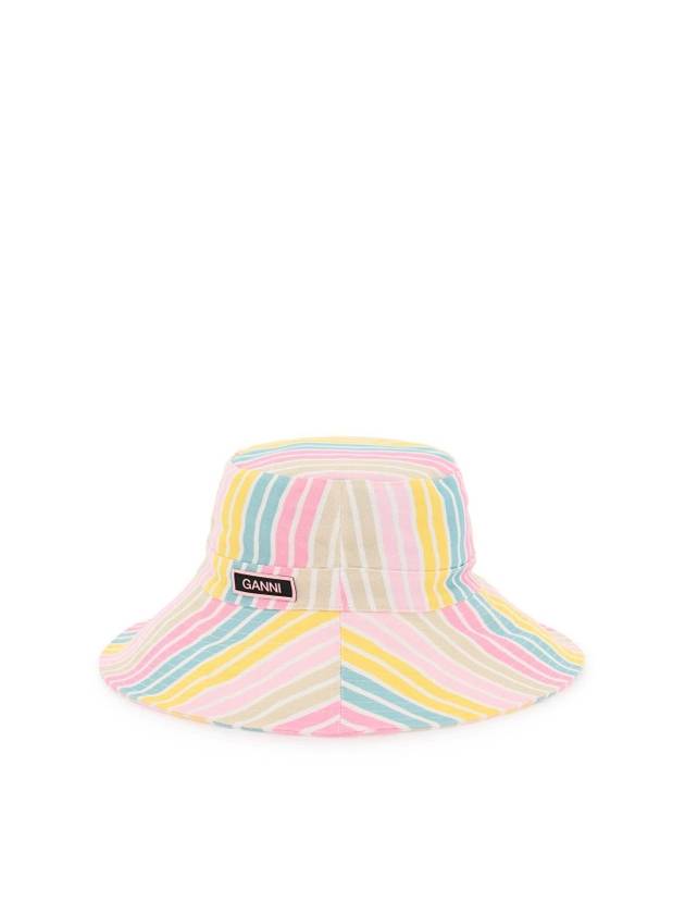 23 ss striped bucket hat A4773 999 B0230432263 - GANNI - BALAAN.