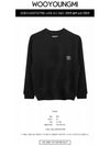 Embroidery Logo Crew Neck Sweatshirt Black - WOOYOUNGMI - BALAAN 3