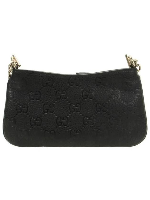 GG Emblem Super Mini Bag Black - GUCCI - BALAAN 4