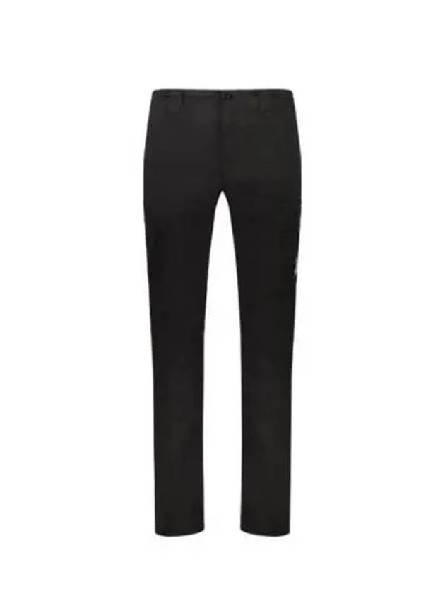 Stretch Sateen Ergonomic Lens Cargo Straight Pants Black - CP COMPANY - BALAAN 2