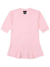 Golf Wear One Point Frill T-Shirt PINK - WHITEBALL - BALAAN 7