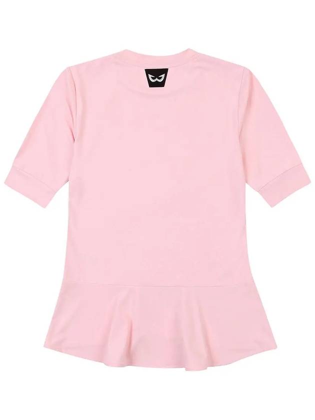 Golf Wear One Point Frill T-Shirt PINK - WHITEBALL - BALAAN 7