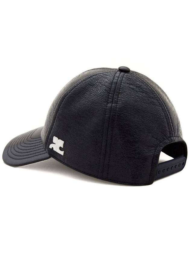 Reedition Vinyl Ball Cap Black - COURREGES - BALAAN 3