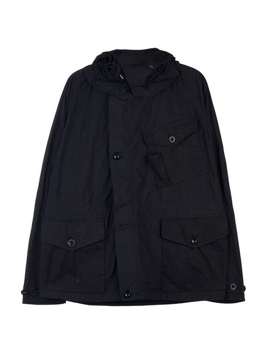 mid layer hooded jacket black - TEN C - BALAAN 1