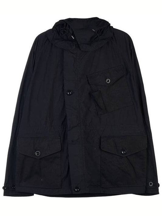 mid layer hooded jacket black - TEN C - BALAAN.