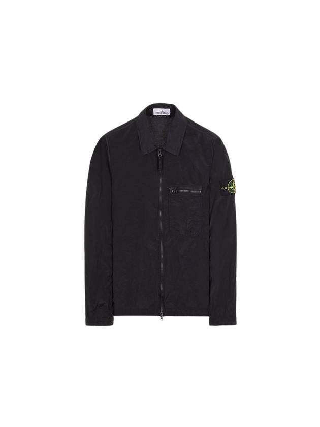 Nylon Metal Econyl Regenerated Zip-Up Jacket Black - STONE ISLAND - BALAAN 2