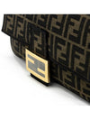 Baguette FF Jacquard Shoulder Bag Brown - FENDI - BALAAN 3