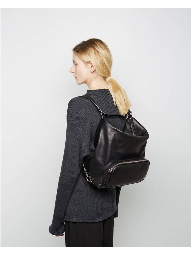 Convertible Pebbled-leather 2way Backpack - MARNI - BALAAN 5